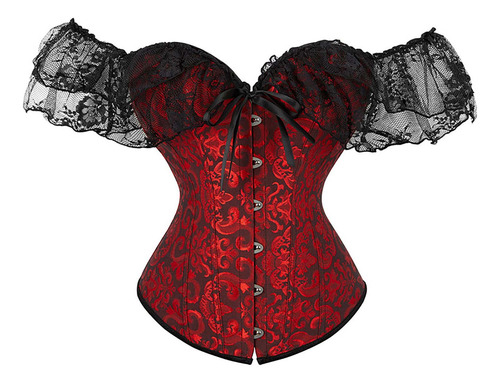 Corsés Cómodos Para Mujer Overbust Corset Bustier Linger