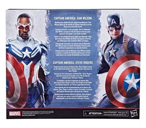 Capitan America Sam Wilson Y Steve Rogers Marvel Legends