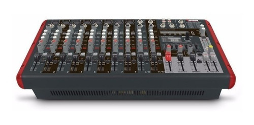 Imagen 4 de 8 de Consola Potenciada Novik 12 Entradas Usb Sd 2400w 4 Ohms