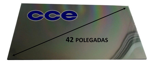 Filtro Polarizador Tv Compatível C/ Cce 42 Polegadas