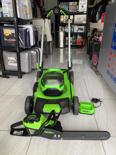 Imagen 7 de 7 de Podadora Pasto Bateria + Cargador Greenworks M060l51