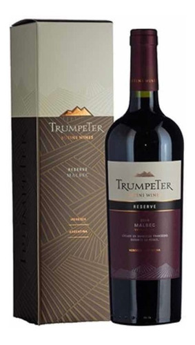 Vino Trumpeter Reserva Malbec C/estuche 750ml - Perez Tienda