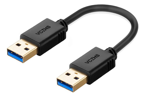 Cable Usb Corto A Usb De 1.5 Pies, Cable Usb 3.0 Vczhs Usb A