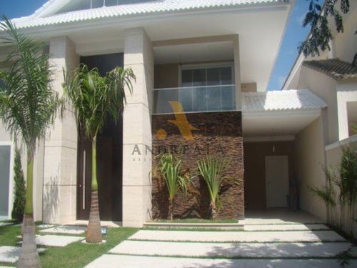 Imagem 2 de 30 de Barra Da Tijuca - Maravilhosa Mansão Em Condomínio De Alto Padrão - Quintas Do Rio - Venda R$5.500.000,00 - Agende Uma Visita! - Sqa1329i - 31972882