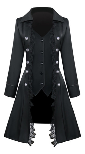 Vestido Medieval Para Mujer, Disfraz De Pirata Steampunk, Disfraz De Encaje