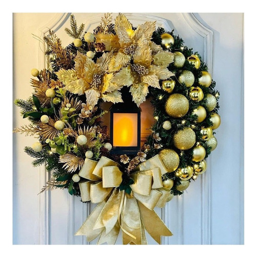 Corona De Navidad De 40 Cm Para Construir Jardín