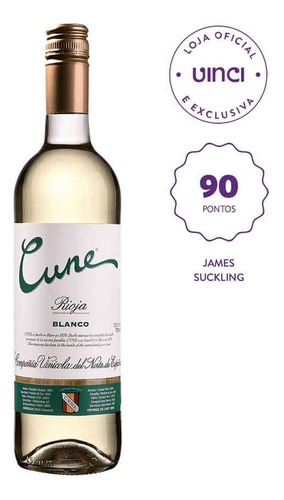 Vinho Espanhol Cune Blanco Doc 2020 Cvne 750ml