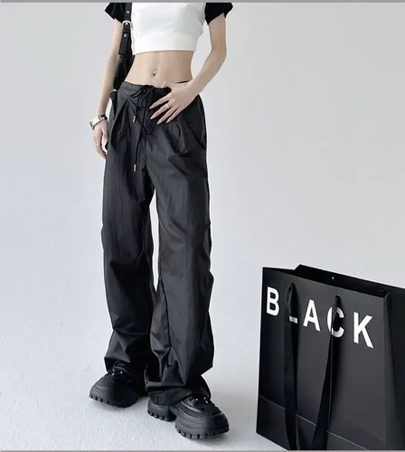 Pantalones Casuales De Verano De Pierna Ancha Para Mujer, Es