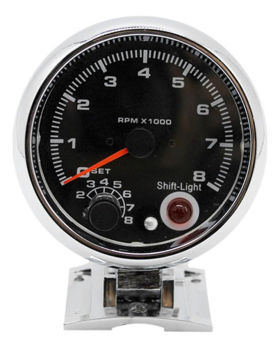 3.75 '' 95mm Auto Coche Tacómetro Gauge 0-8000rpm Con Luz