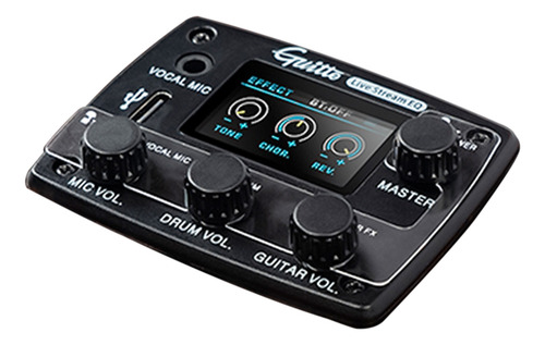 Pasador De Guitarra Lcd Digital Con Micrófono