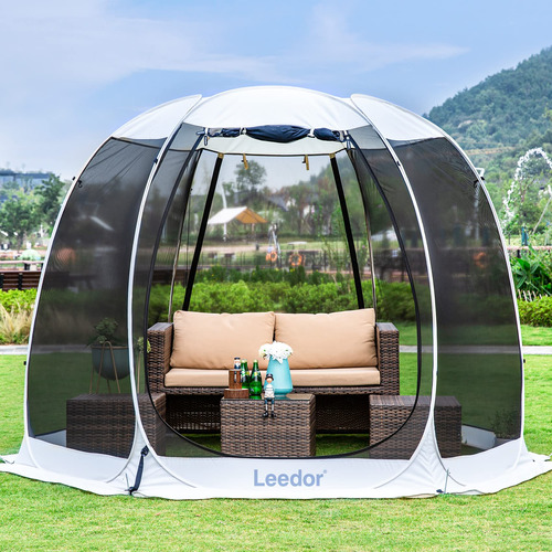 Leedor Gazebos Para Patios, Pantalla De La Casa, Para 4 A 6