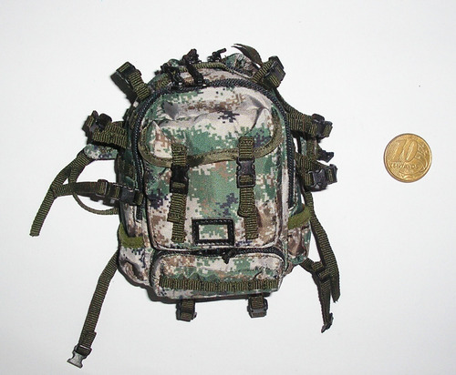 Acessório #011 Mochila Miniatura P/ Boneco Escala 1/6