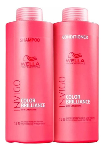 Wella Invigo Color Brilliance Shampoo Y Acondicionador 1l