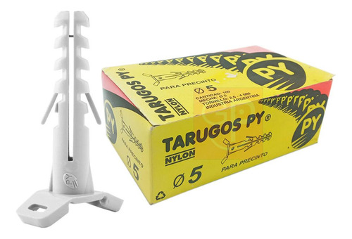 Tarugos Tacos Para Precinto Py Nº 5 X 100 Unid. En Caja G P