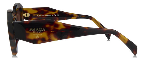 Prada Spr 07ys Vau-6s1 Symbole Abstract Tortoise (Usado)