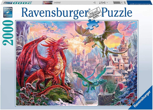 Rompecabezas Puzzle 2000 Tierra De Dragones Ravensburger 