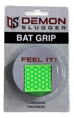 Grip Para Bat De Béisbol Softbol Demon Slugger Verde Neon