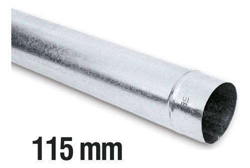 Cano Para Chaminé Ou Fogão A Lenha 1,00m Galvanizado 115mm