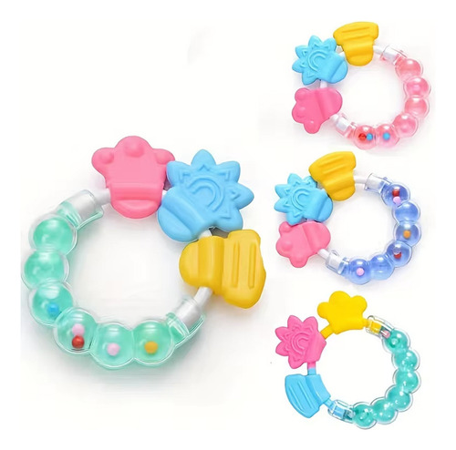 Nn Juguetes De Silicona Para Bebés Rattle Teether