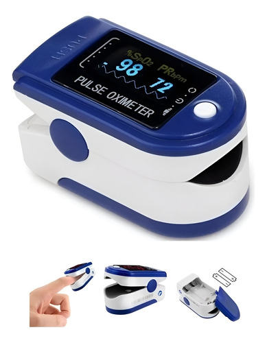 Glucometro Digital Medidor De Glicemia + Oximetro Pulsometro