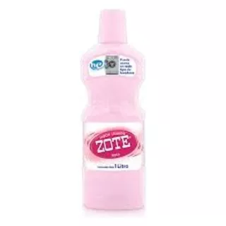 Zote Jabón Líquido Rosa / Caja Con 12 Botellas De 1 Litro