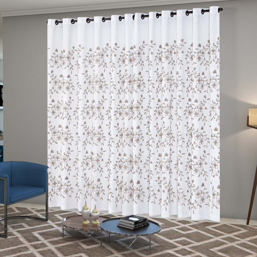  Cortina Cortina De 2.5m X 4m Cor Avelã - Unidade De 1