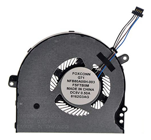 Ventilador De Cpu Para Hp Pavilion 15-cc, 15-cc100,