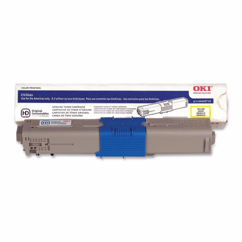 Toner Original Oki 44469719 Amarillo C530 C531 Mc561 Mc562