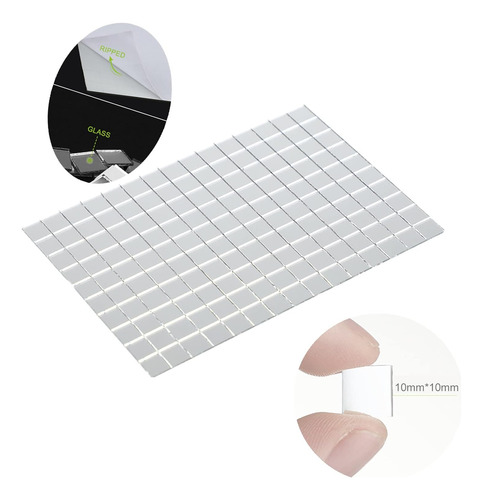 Redodedo 900pcs Espejo Plata Mosaico Azulejos Adhesivos...