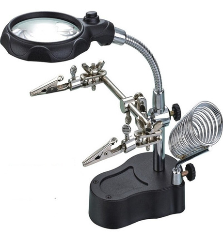 Lupa Led Portacautin Con Soporte
