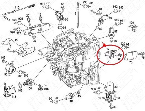 Sensor Rotação Smart 451 542 06 18 Original