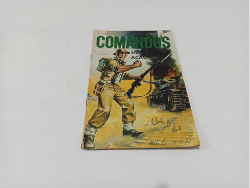 Hq Revista Comando Em Ação - Número 3 - 1a Série - 1972