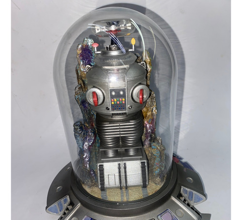 Perdidos En El Espac B-9 Robot Figurine - Franklin Mint 1998 (Usado)