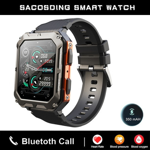 2.1'' Reloj Inteligente Deportivo Smartwatch Impermeable