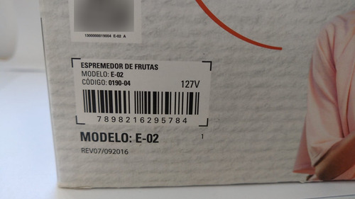 Espremedor Elétrico Mondial Premium E-02 1.25 L Preto Suco