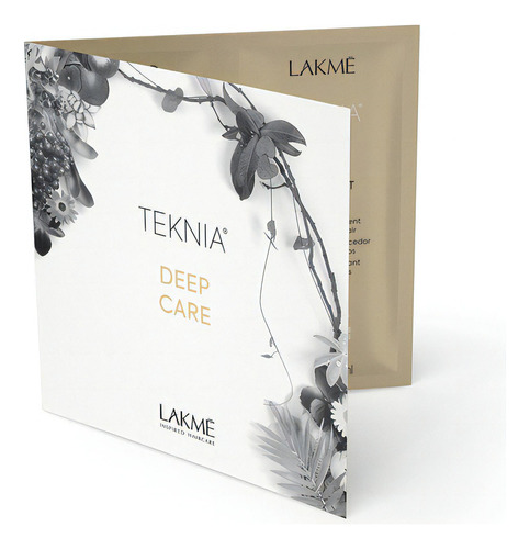  Sachet De Shampoo Y Tratamiento Lakme Teknia Deep Care 10ml