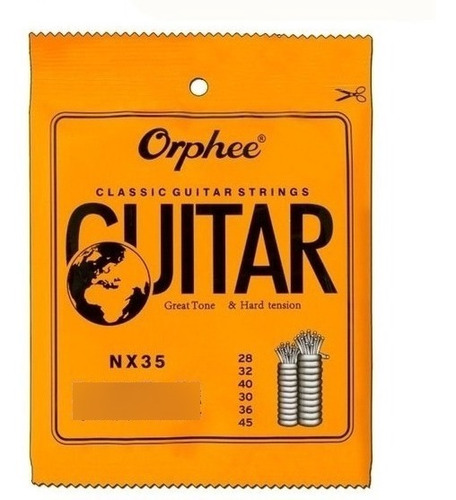 Encordado Guitarra Clásica Criolla Orphee Nx35