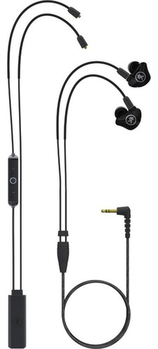 Auriculares In Ear Mackie Mp120 Bta Para Monitoreo Bluetooth Color Negro