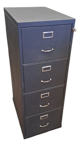 Fichero/cajonera P/herramientas C/llave Negro 133x49x79cm Negro Mate (Usado)