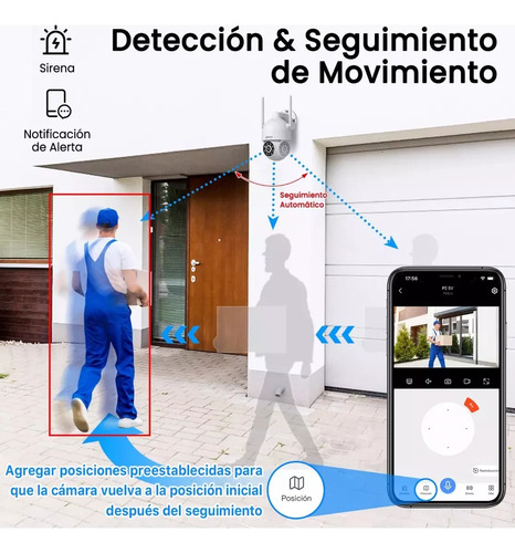 2 Camaras Ip Smart Wifi Infrarrojo Externo Y Interno Hd