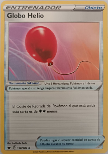 Pokémon Tcg Globo Helio 156/202