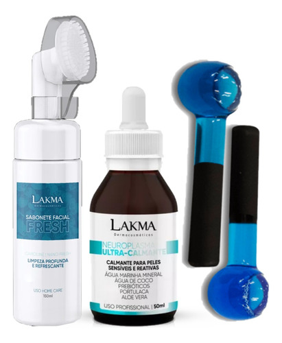 Kit Facial Peles Sensíveis Rosácea Lakma