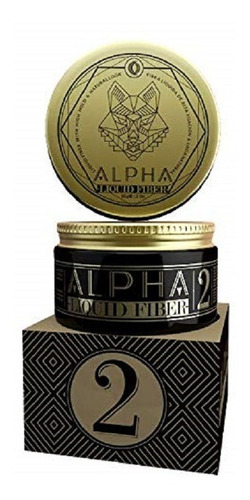 Fibra Liquida Alta Fijación Barba Cabello Alpha Ouro Ou-fl2