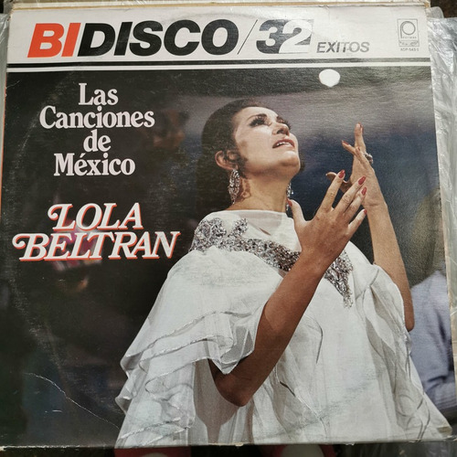 Disco Lp:lola Beltran- Las Canciones 32 Exitos 2 Lps