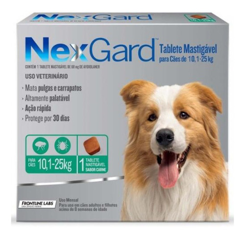 Nexgard Antiparasitario Masticable Perro 10-25kg 1tab