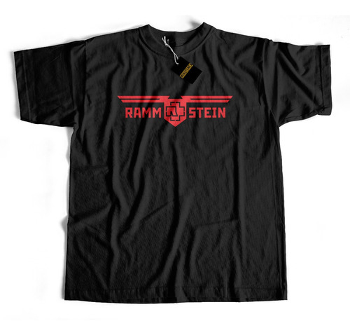 Remera Rammstein Logo En Rojo