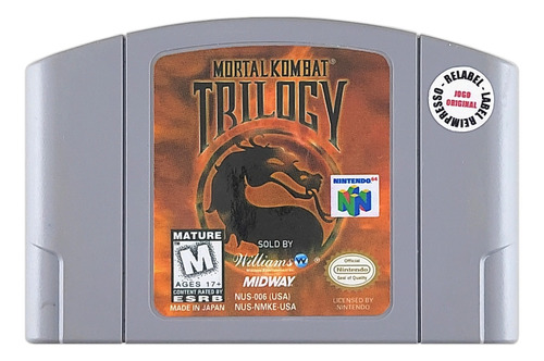 Mortal Kombat Trilogy Original Nintendo 64 N64