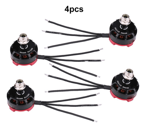 Motor Rc Drone, Juego De 4 Unidades, Rs2205, 2300 Kv, Cw Ccw