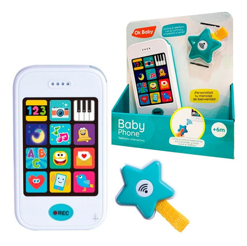 Telefono P/ Bebe Con Sonido Baby Phone Ok Baby ELG Okbb0235 