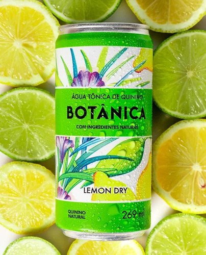 Agua Tonica Botânica Lemon Dry 269ml - Kit Com 5